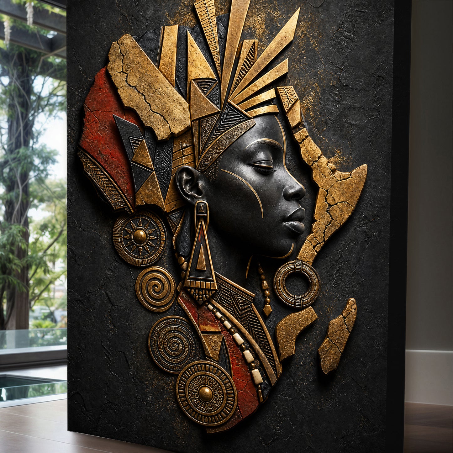 Black & Gold Woman
