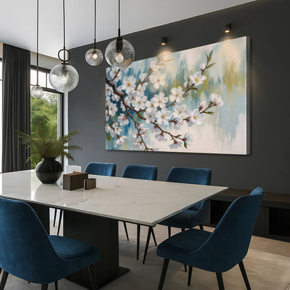 Pastel Plum Blossoms Wall Art