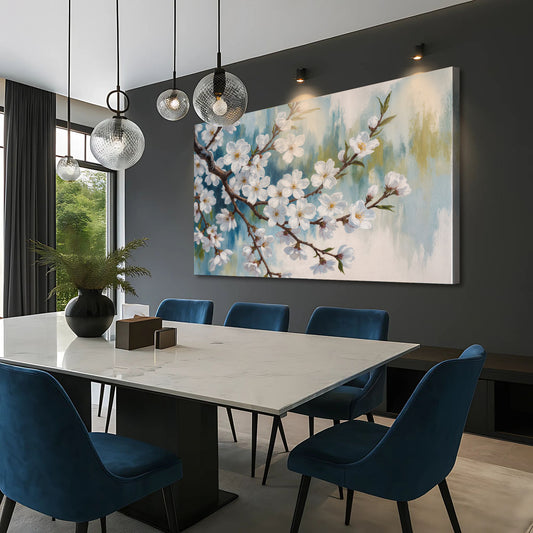 Pastel Plum Blossoms Wall Art