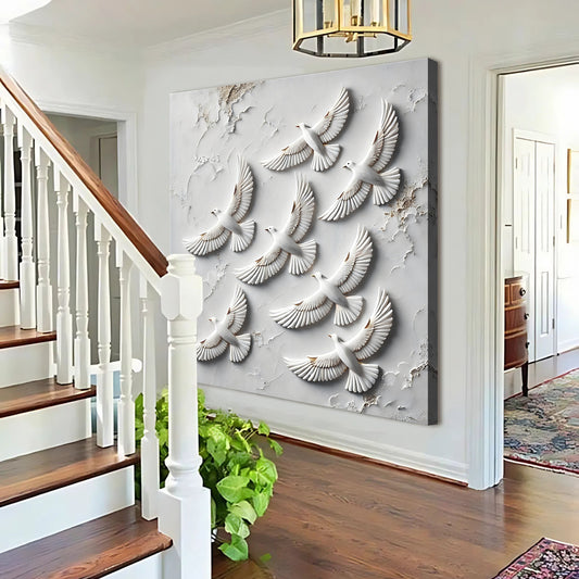 3D Birds Wall Art