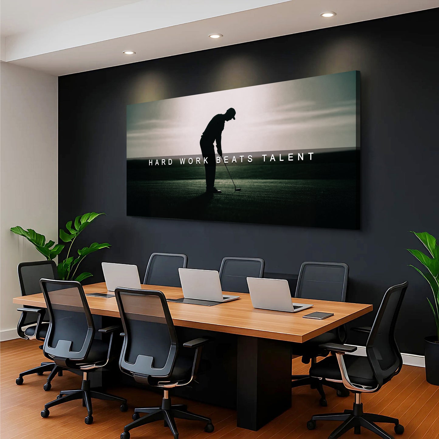 Hard Work Beats Talent Wall Sign