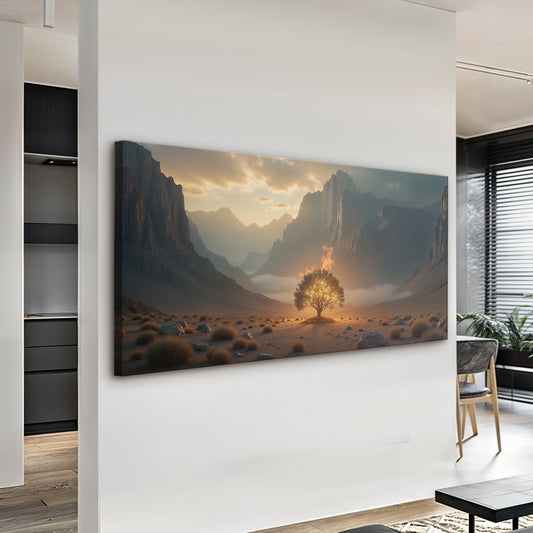 Burning Bush - Faith Wall Art XII