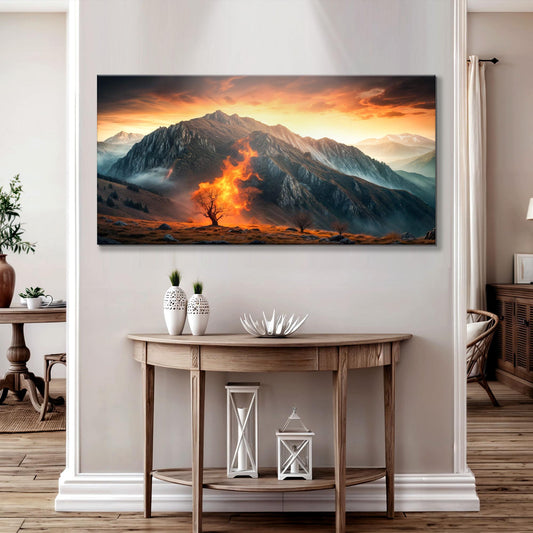 Burning Bush - Faith Wall Art XIII