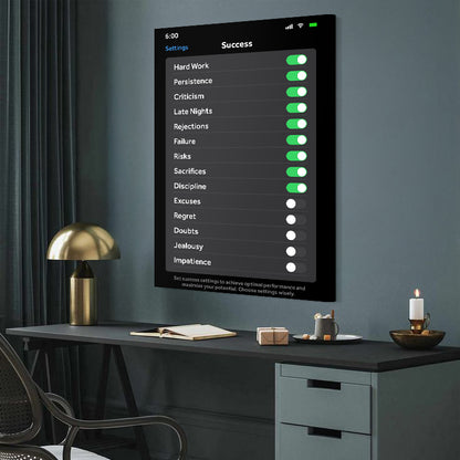 Setting For Success Wall Art
