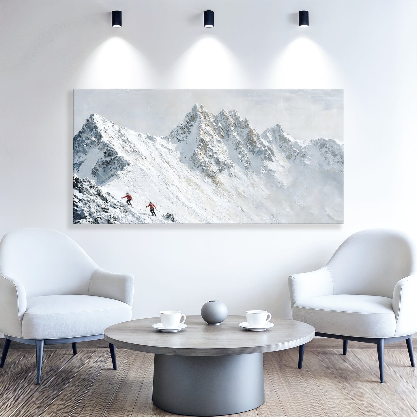 Pastel Mountain Art Wall Art