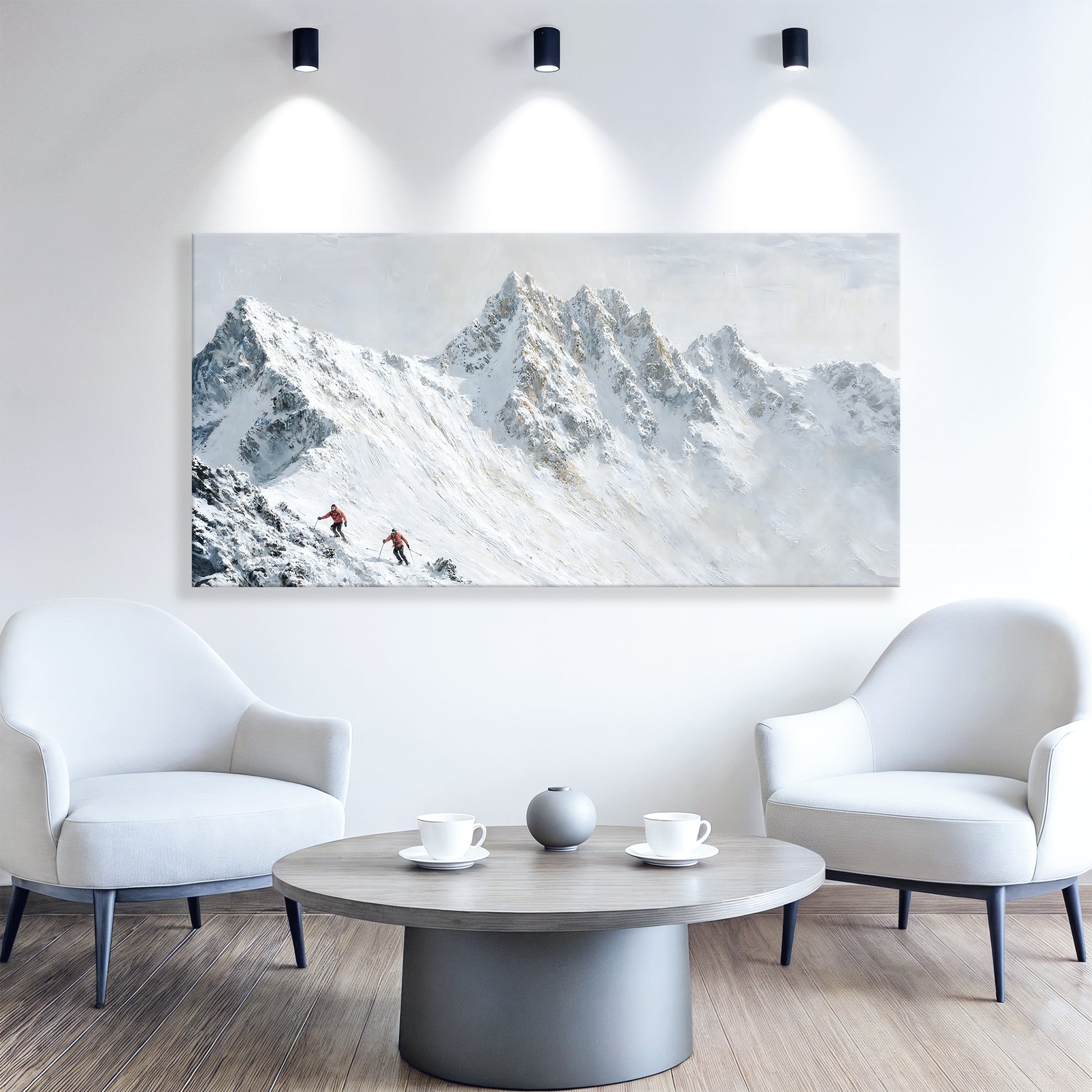 Pastel Mountain Art Wall Art