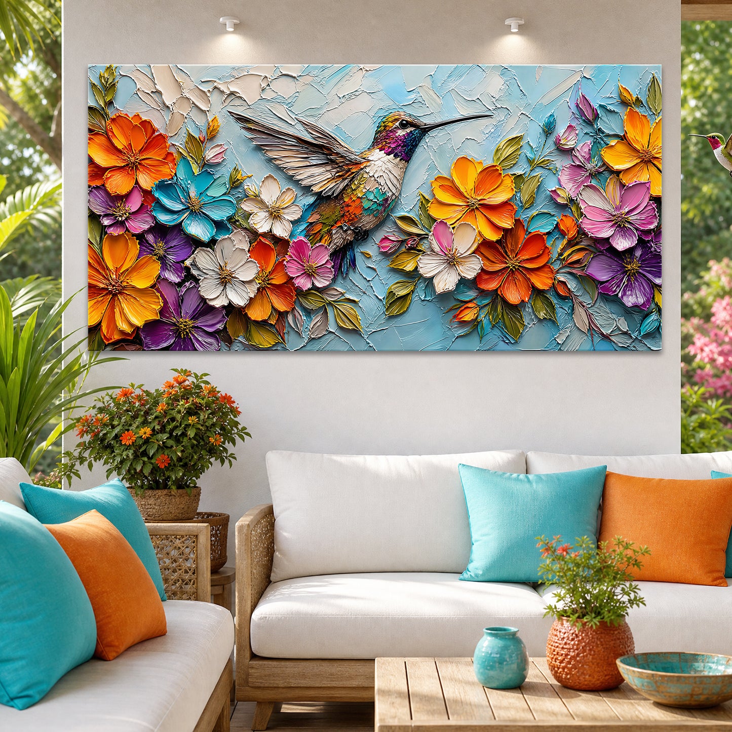 Radiant Garden Songbird