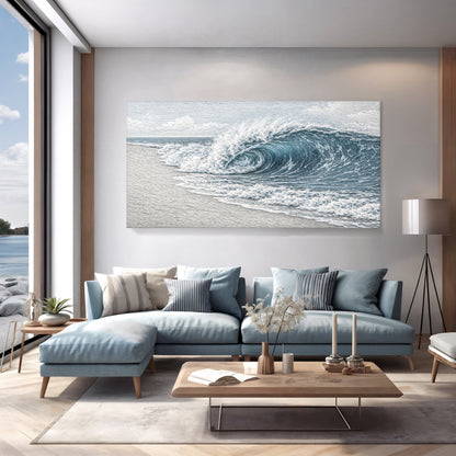 Abstract Beach Shore Wall Art III