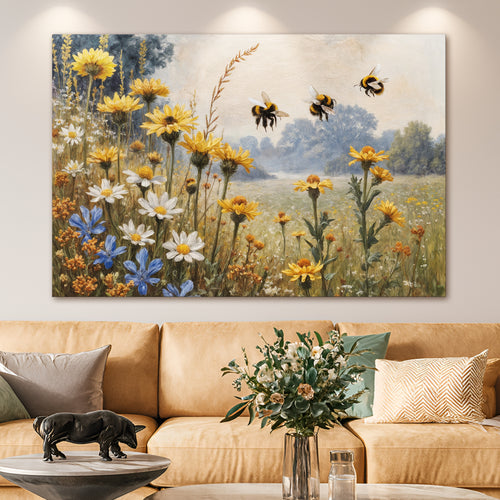 Vintage Wildflowers Wall Art