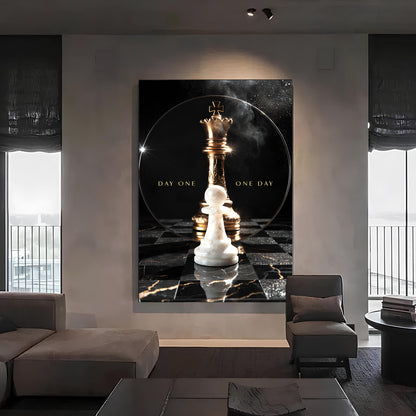 Day One, One Day Motivational Wall Sign