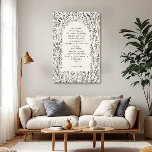 The Hail Mary Faith Sign V