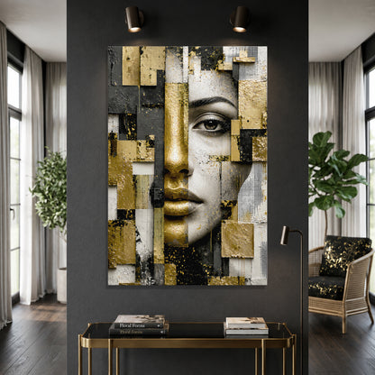 Abstract Geometric Portrait