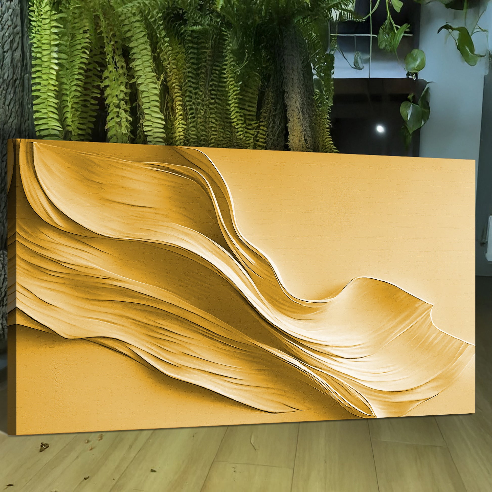 Gold Minimalist Wall Art II