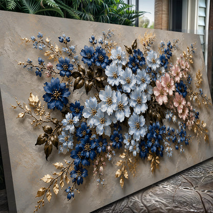 Blue Flower Elegance