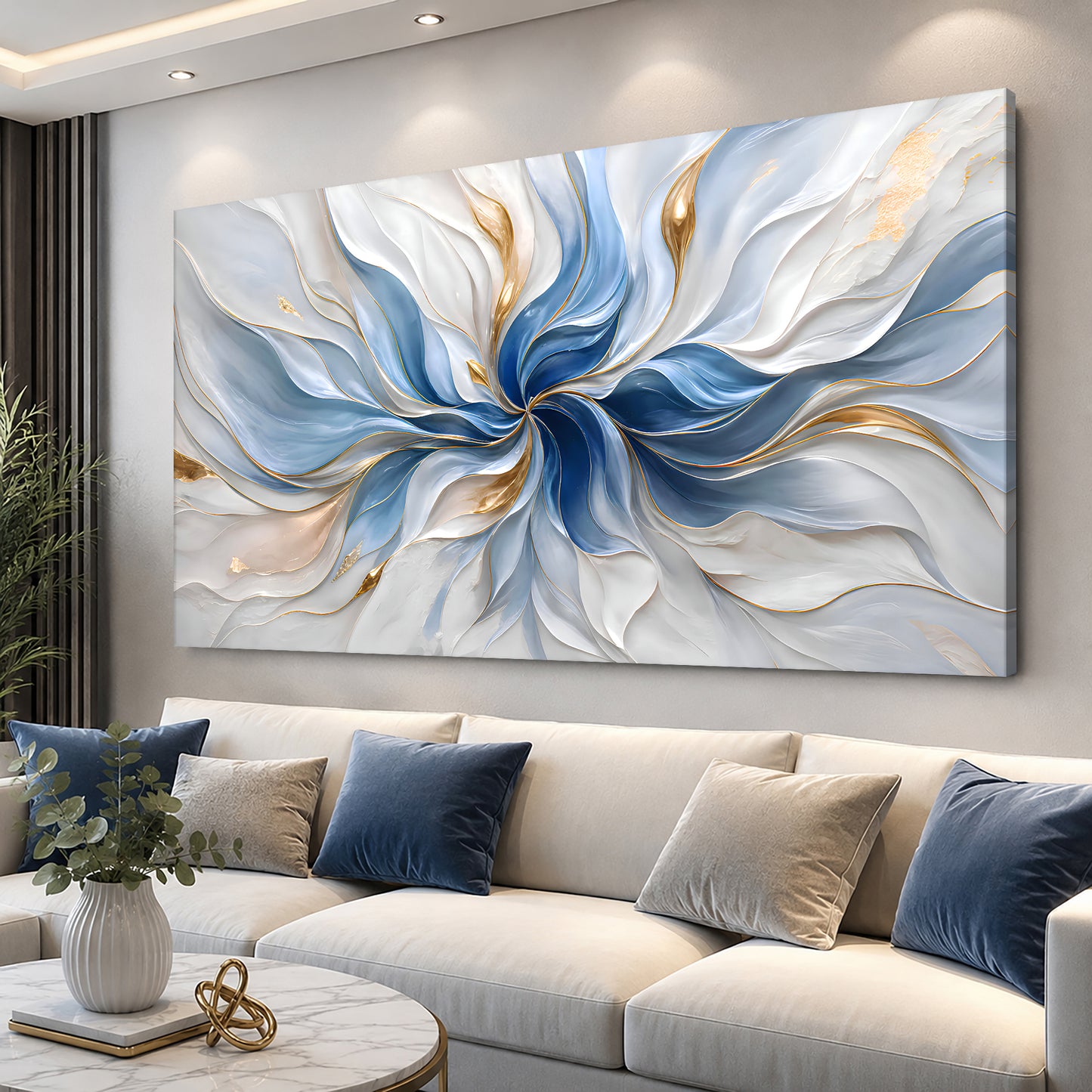 Azure Bloom Symphony