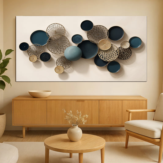 Lotus Leaf Abstract Wall Art
