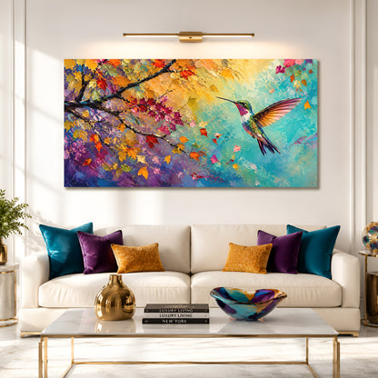 Autumn Hummingbird Bliss