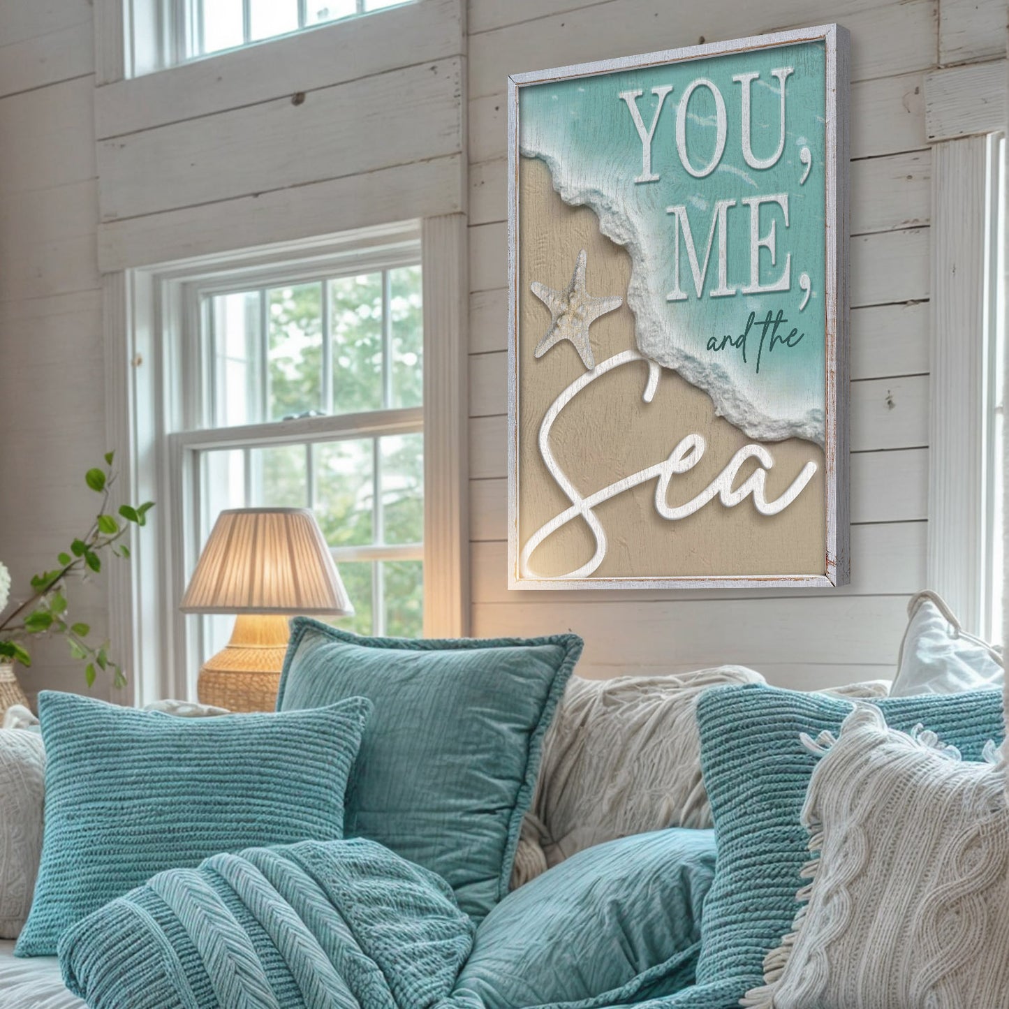 You Me and the Sea Coastal Sign VI