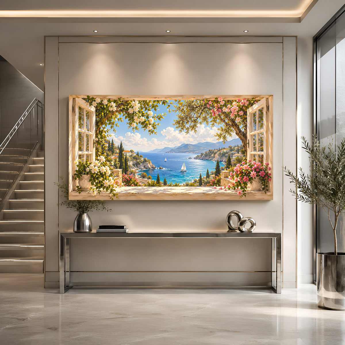 Coastal Window View