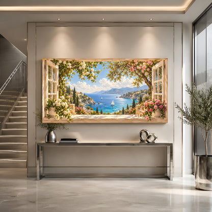 Coastal Window View