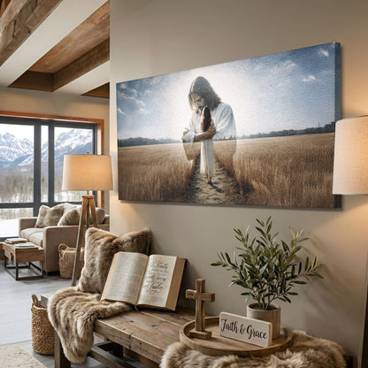 Embraced by God’s Love Faith Wall Art