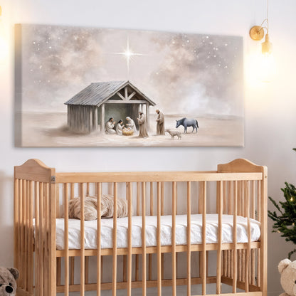 The Nativity Scene Christmas Wall Art