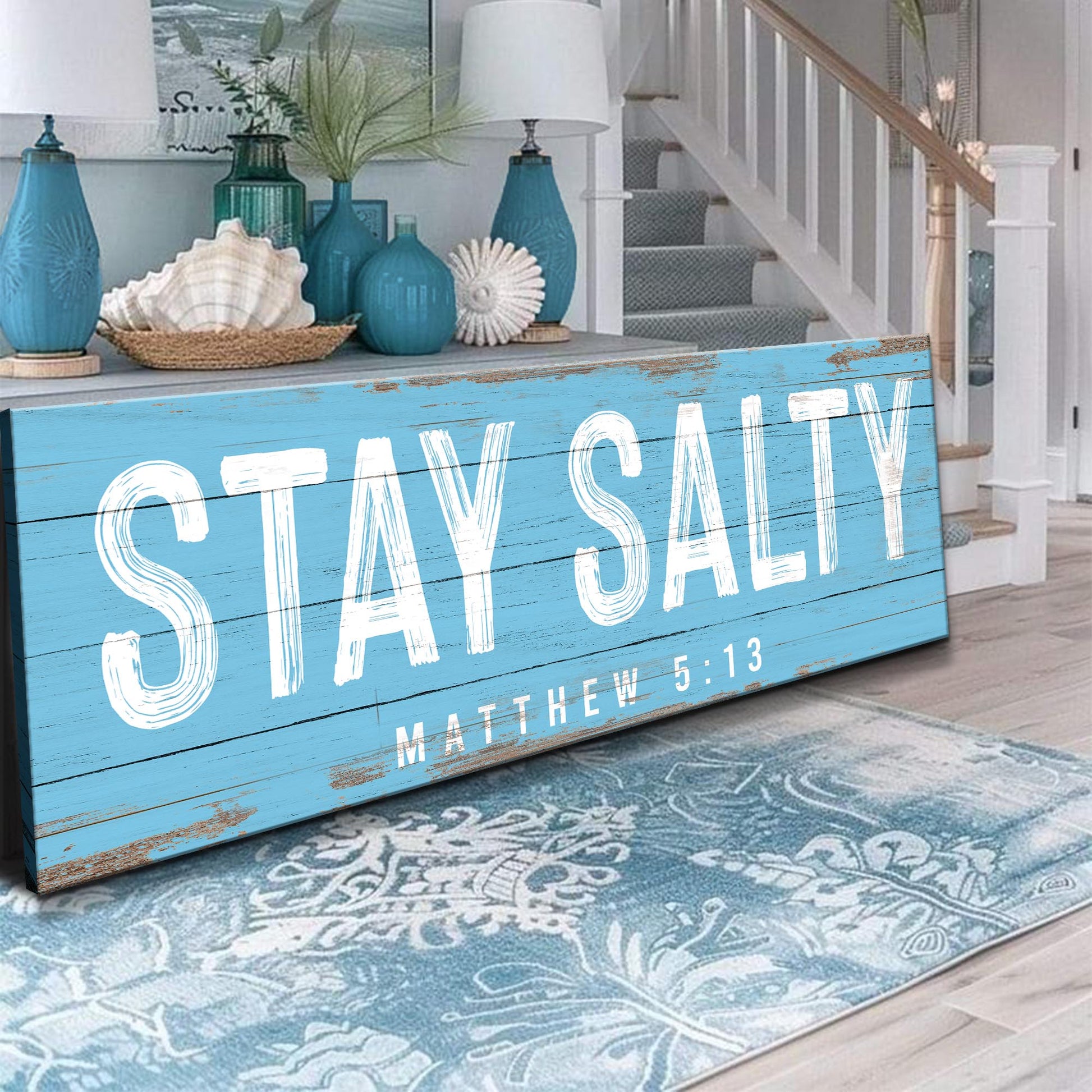 Stay Salty Coastal Sign IV