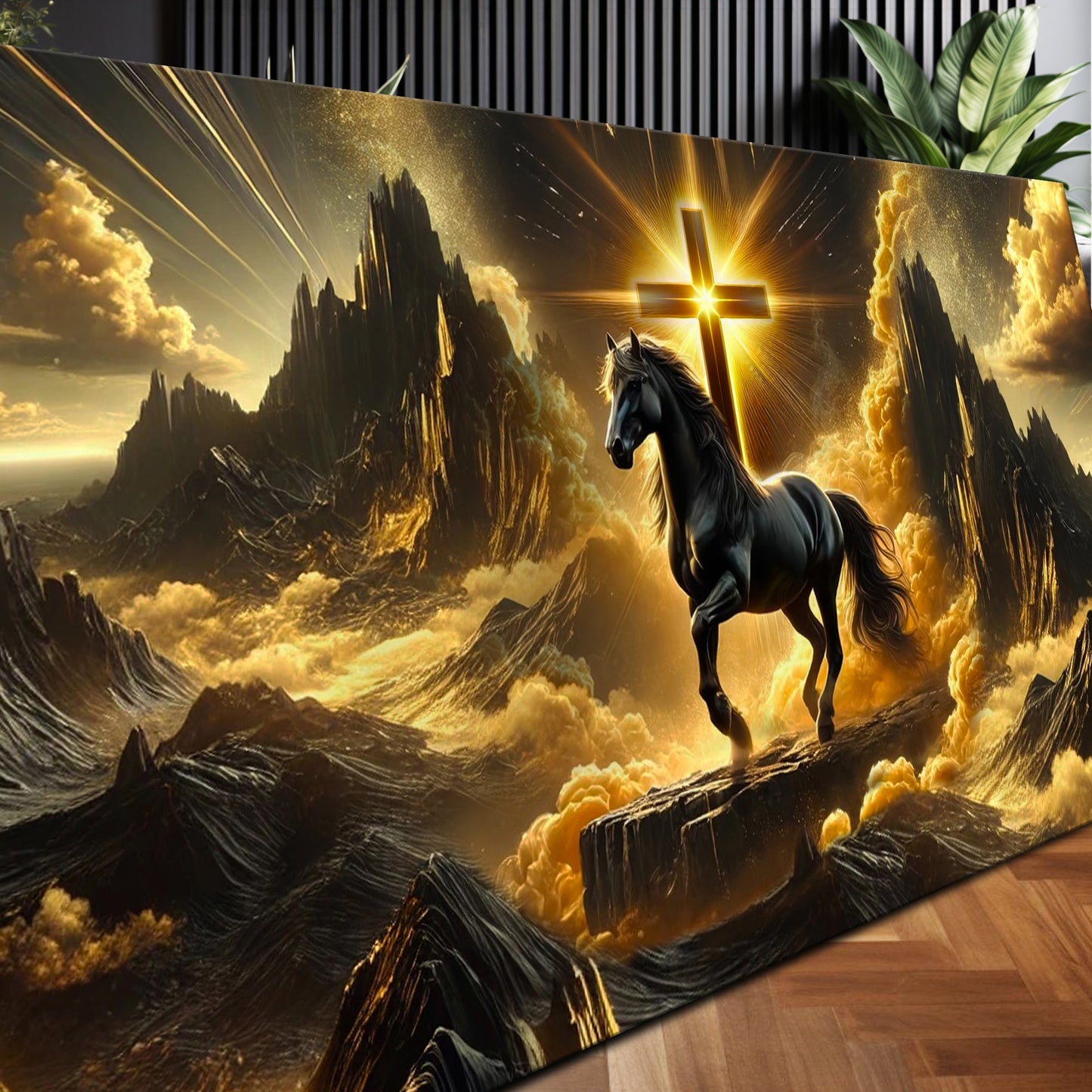 3D Horse Faith Wall Art