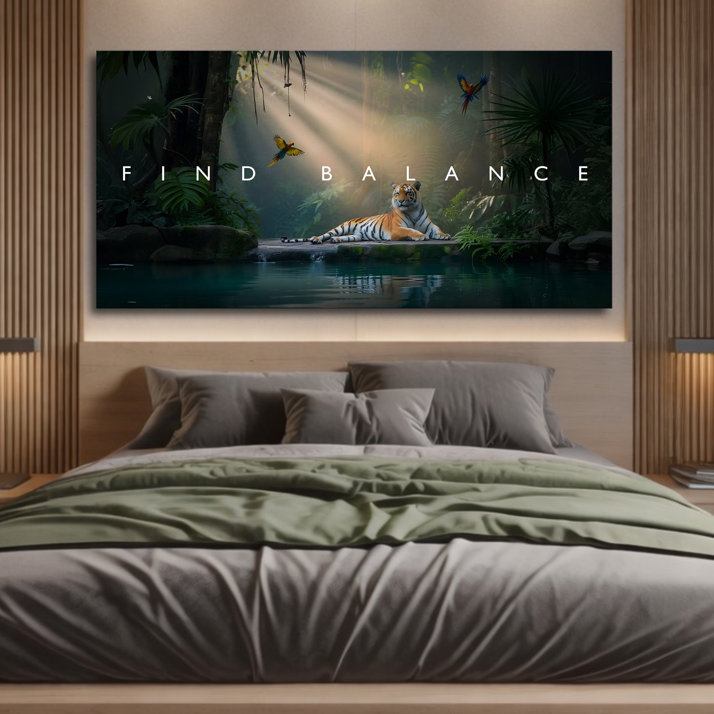 Find Balance Motivational Wall Sign