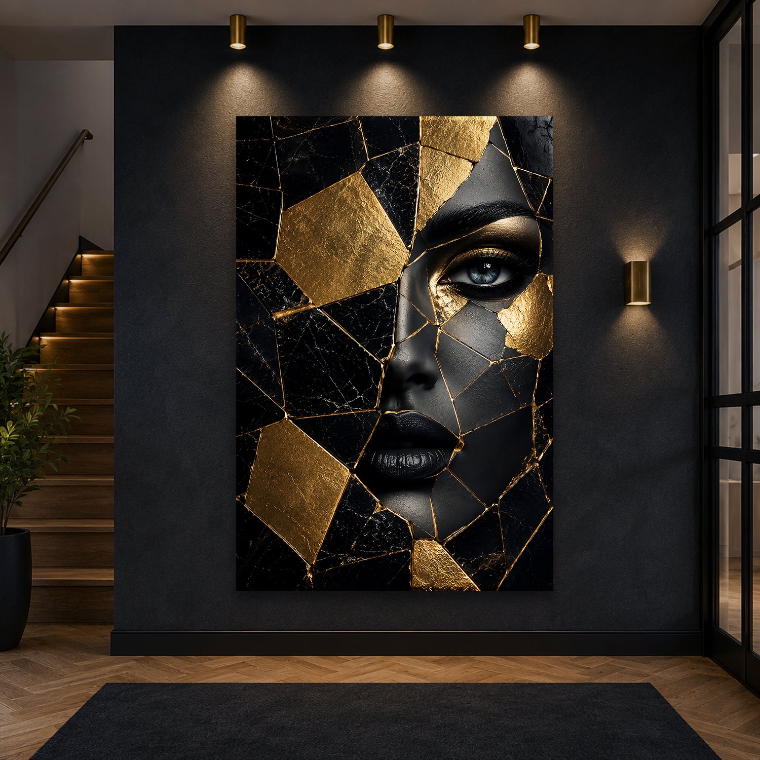 Golden Mosaic Beauty