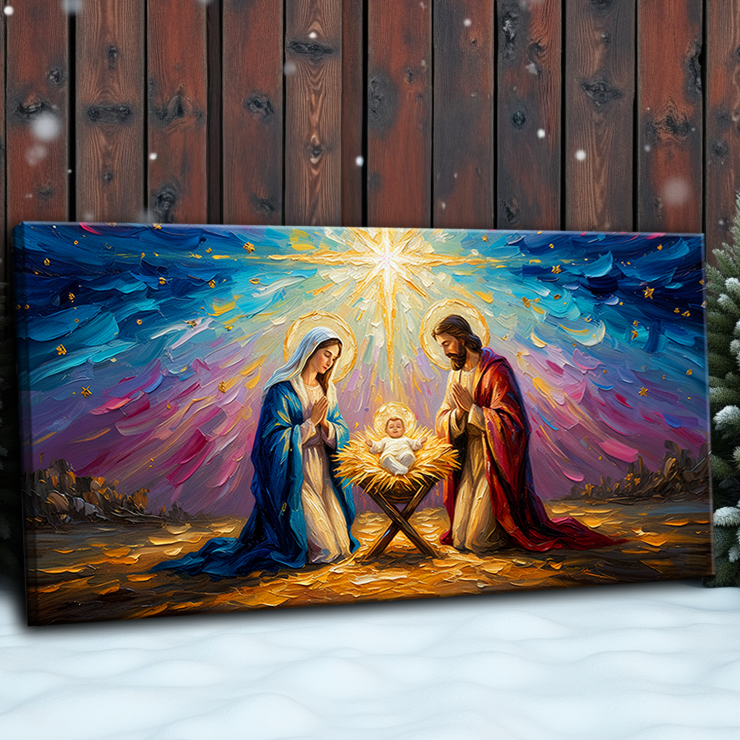 The Holy Night Christmas Wall Art