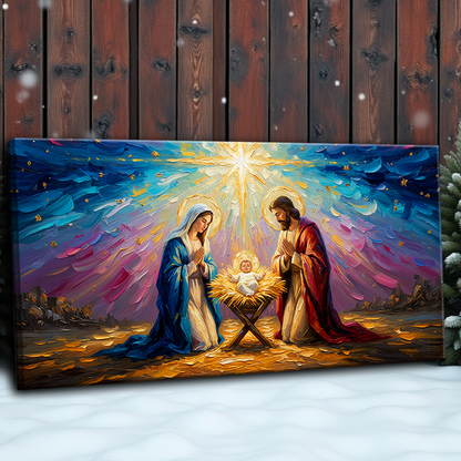 The Holy Night Christmas Wall Art