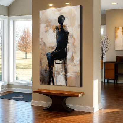 The Waiting Figure Abstract Wall Art