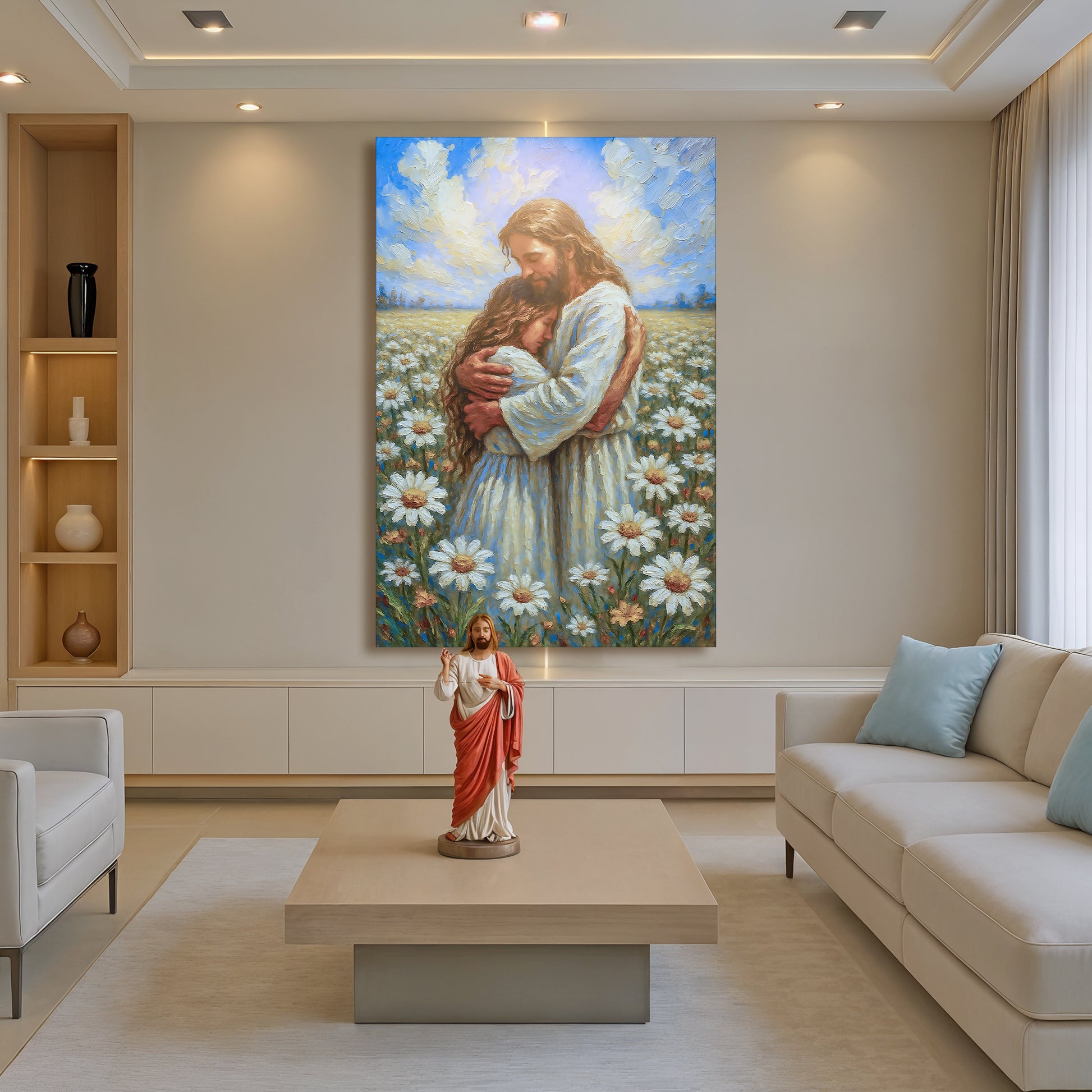 Jesus With Children Faith Wall Art
