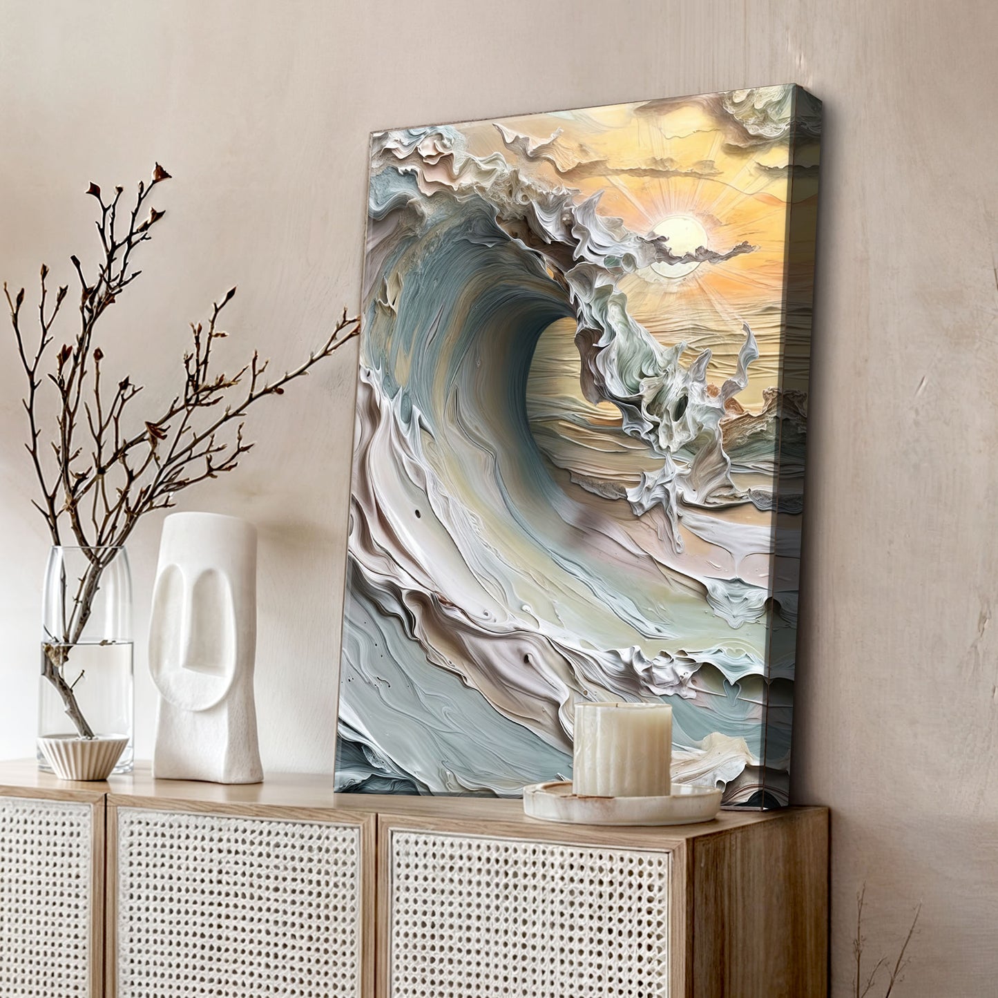 Giant Waves Seascape Wall Art