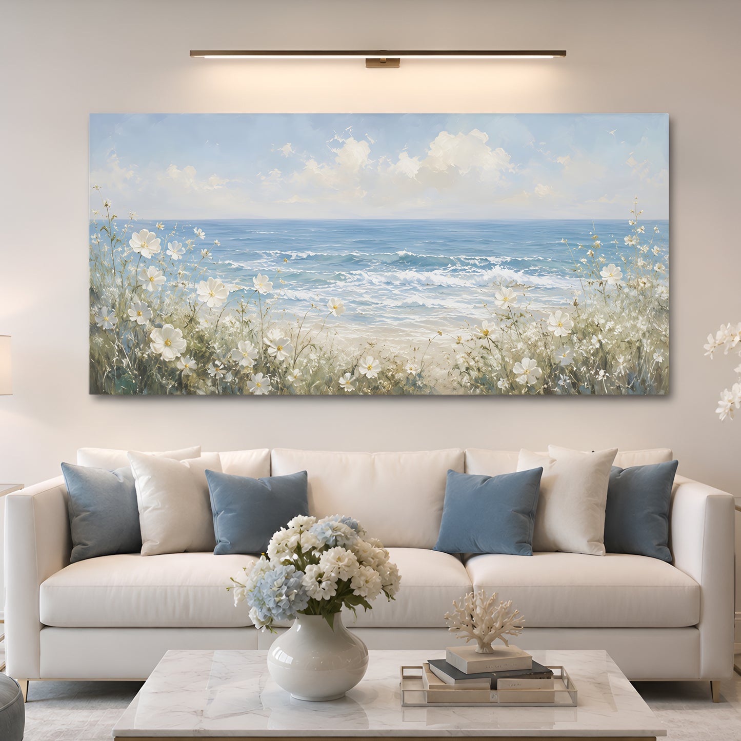 Coastal Wildflower Serenity