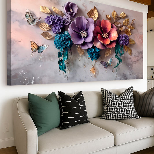Floral Symphony Wall Art