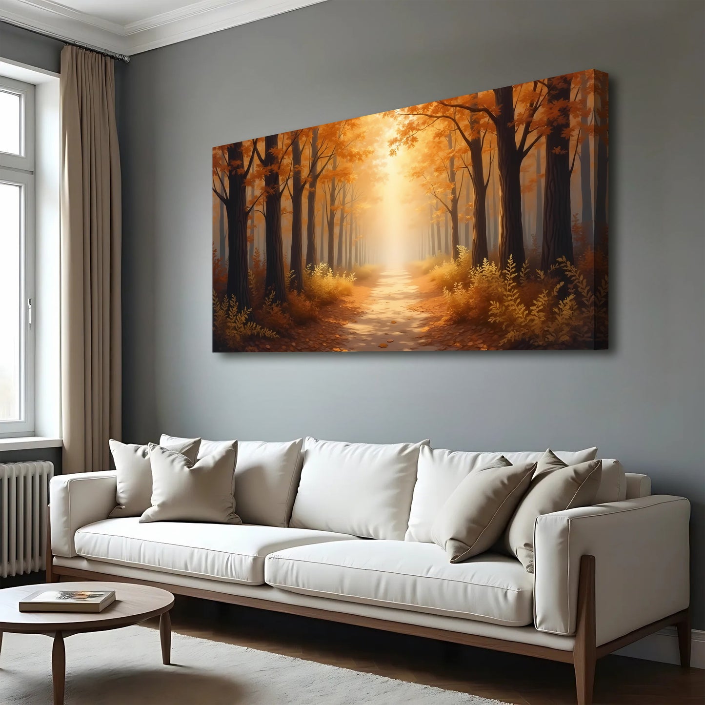 Abstract Forest Landscape Wall Art