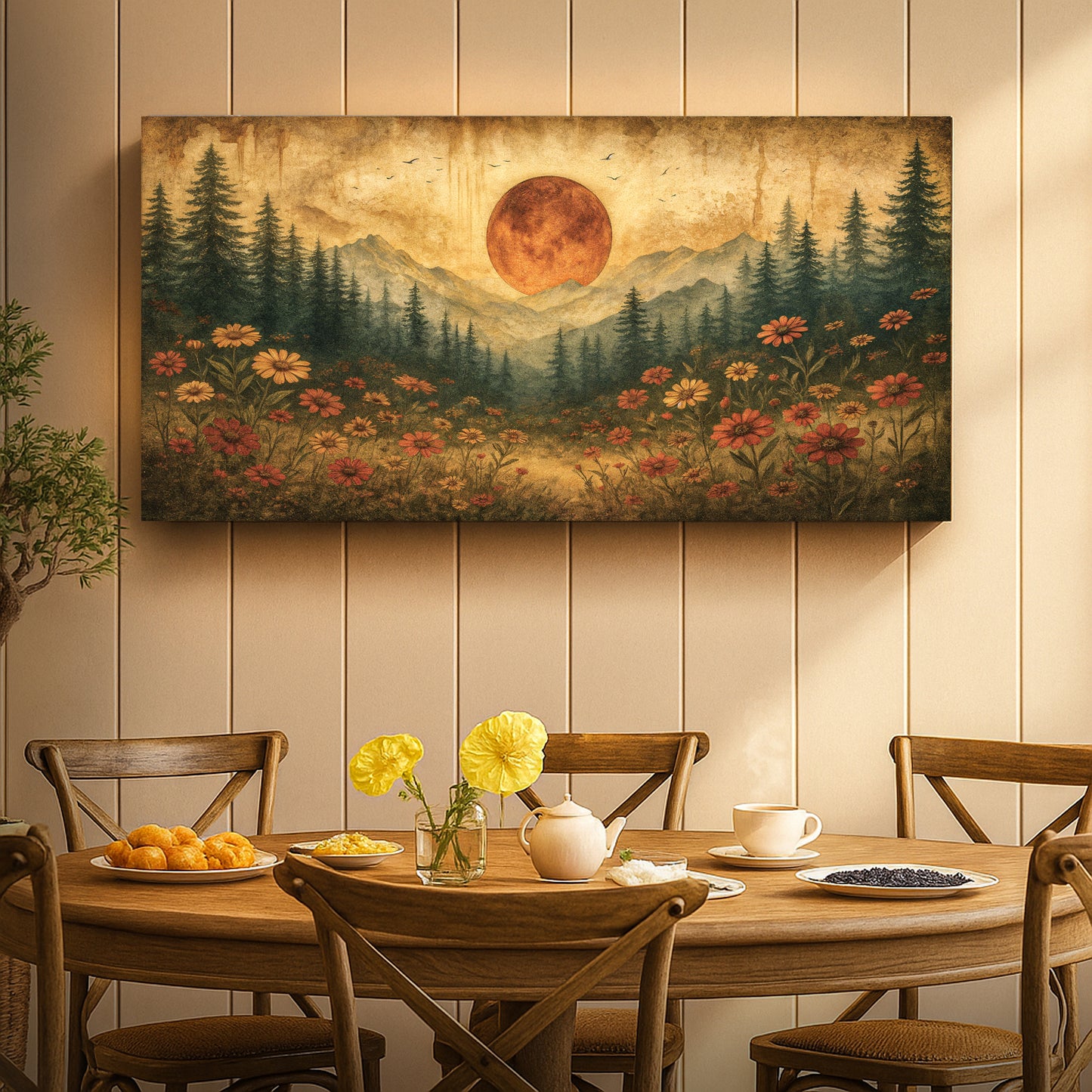 Vintage Wildflowers Wall Art III