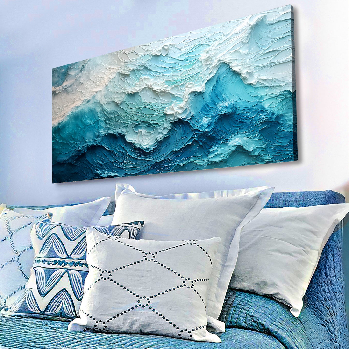 Blue Ocean Coastal Wall Art II