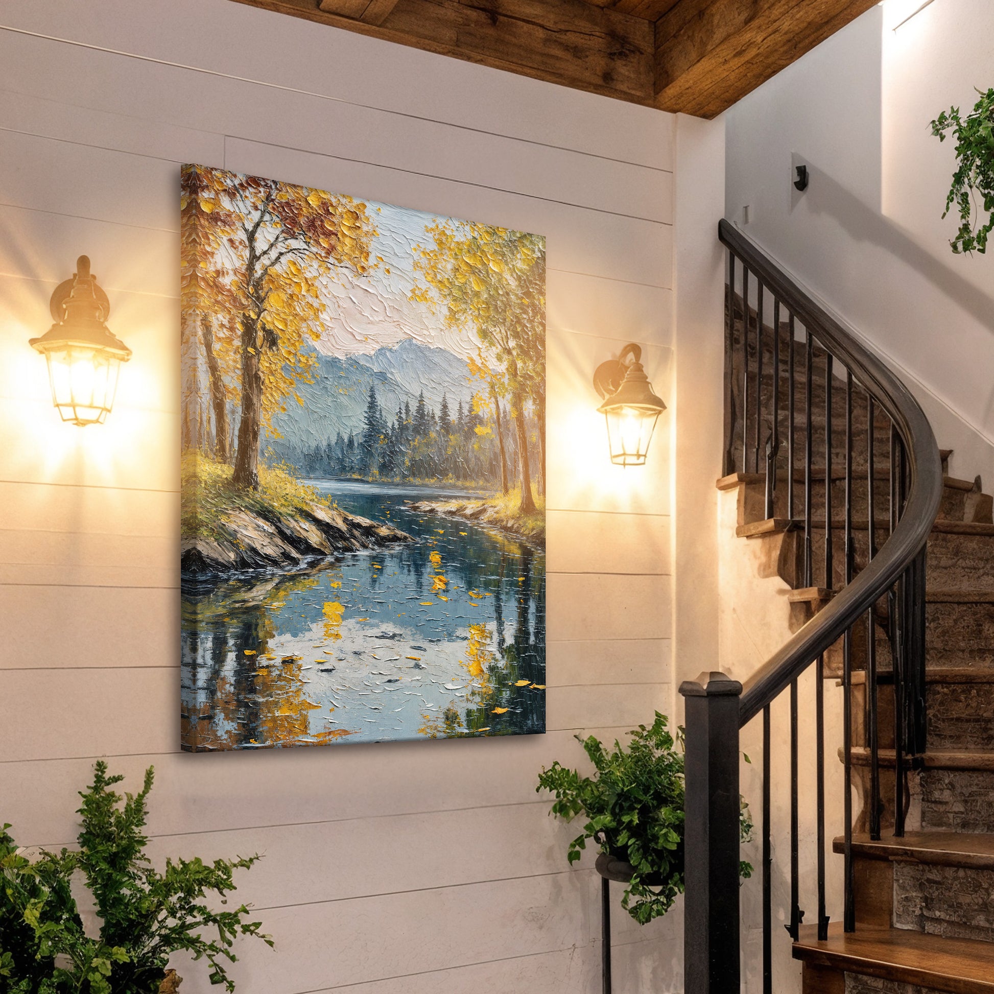 Whispers of Autumn Abstract Wall Art