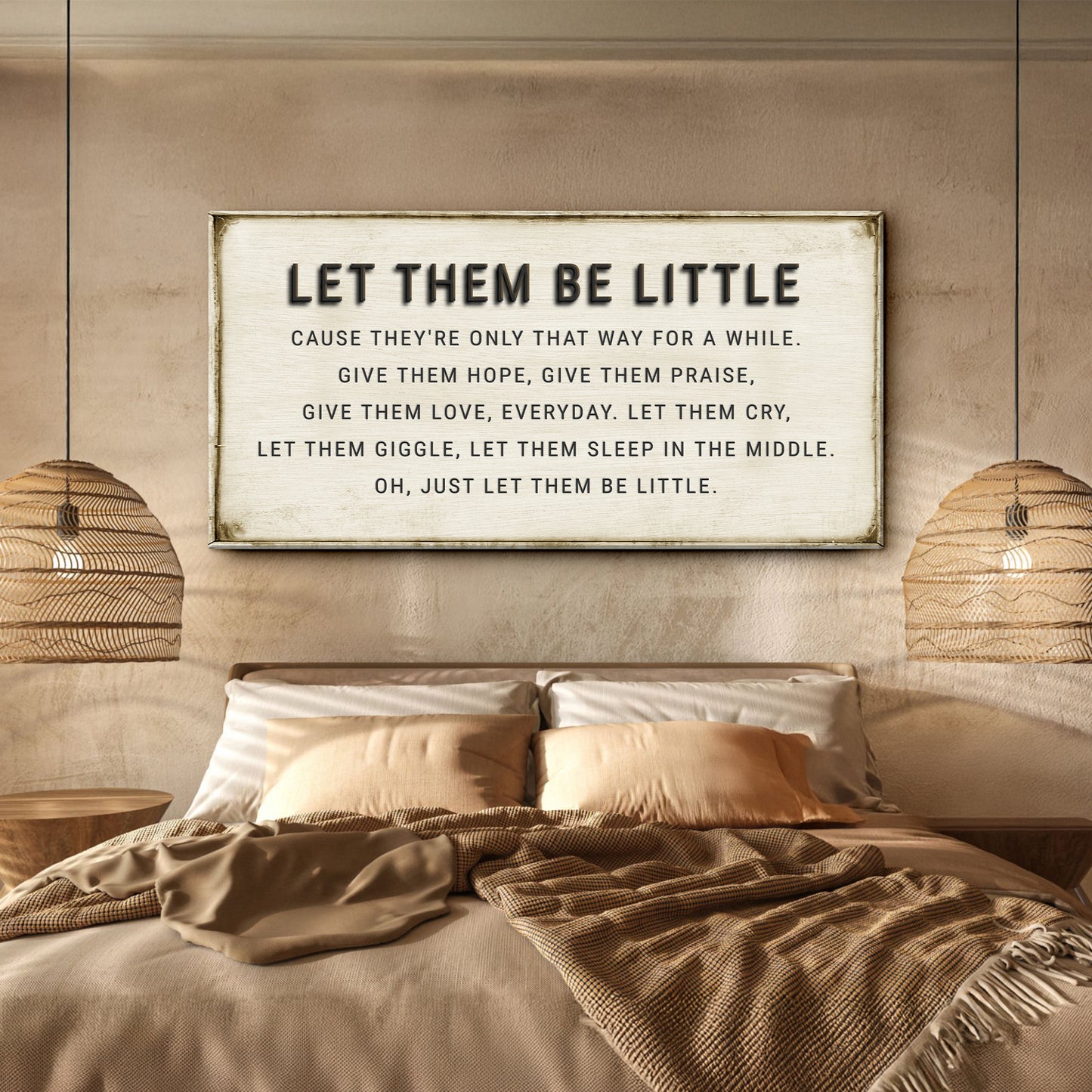 Let Them Be Little Playroom Sign