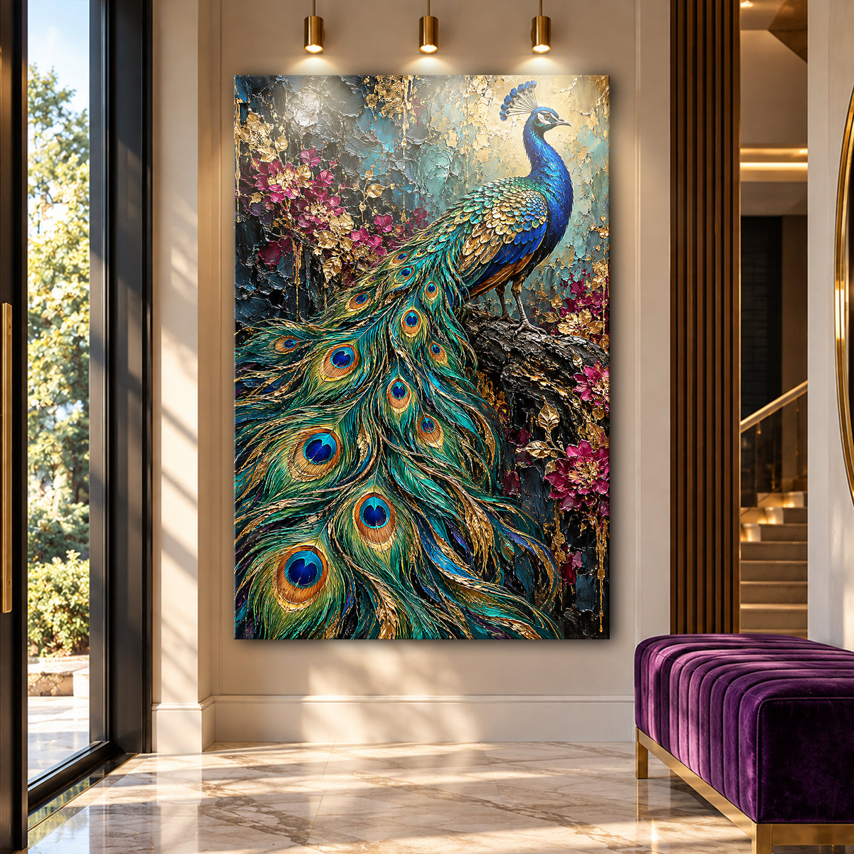 Peacock Abstract