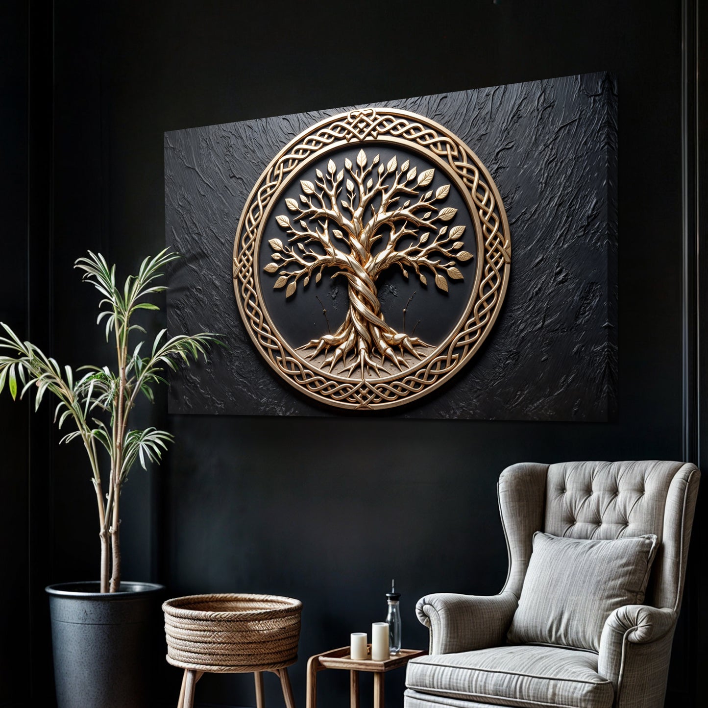 3D Celtic Tree of Life Wall Art V