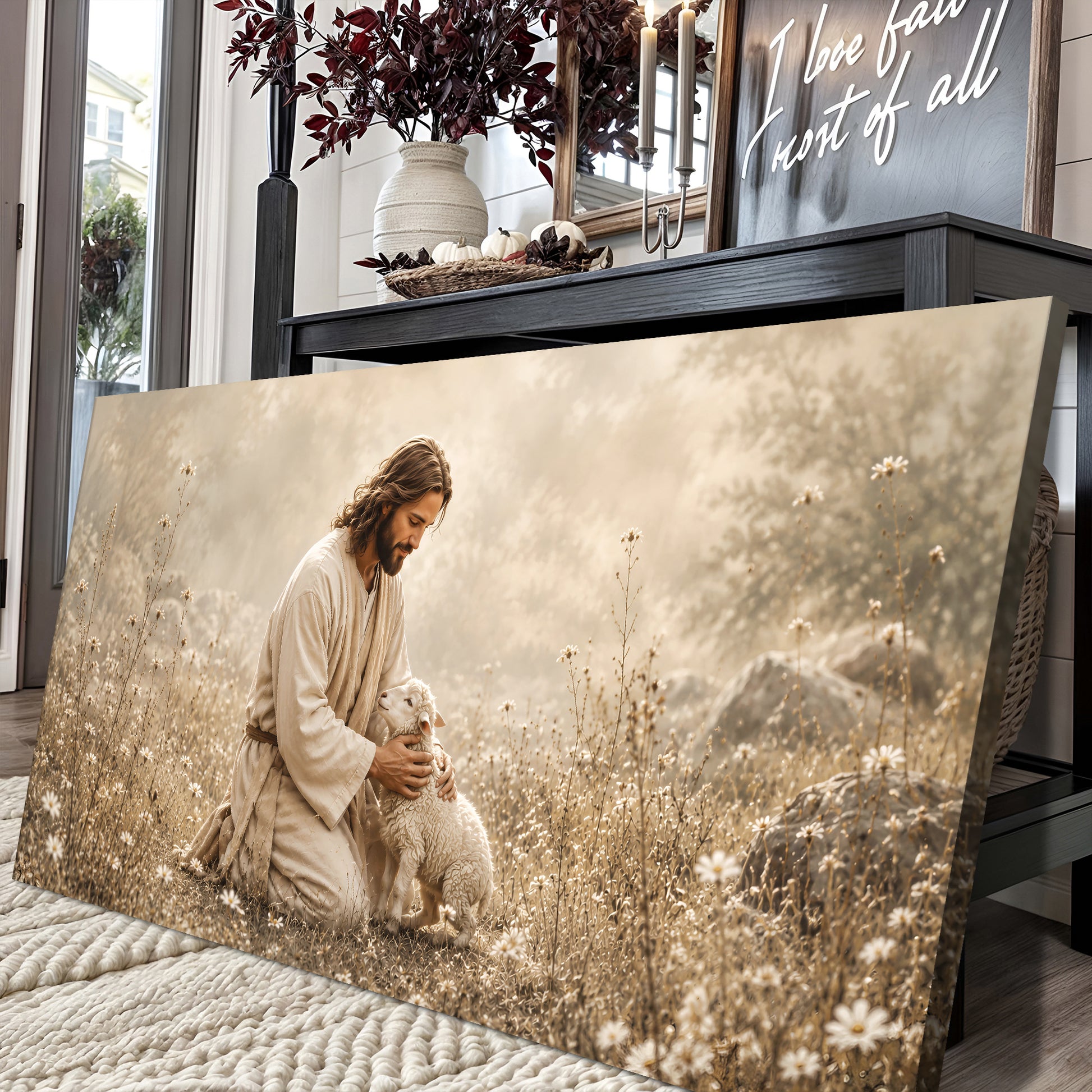 The Good Shepherd's Embrace