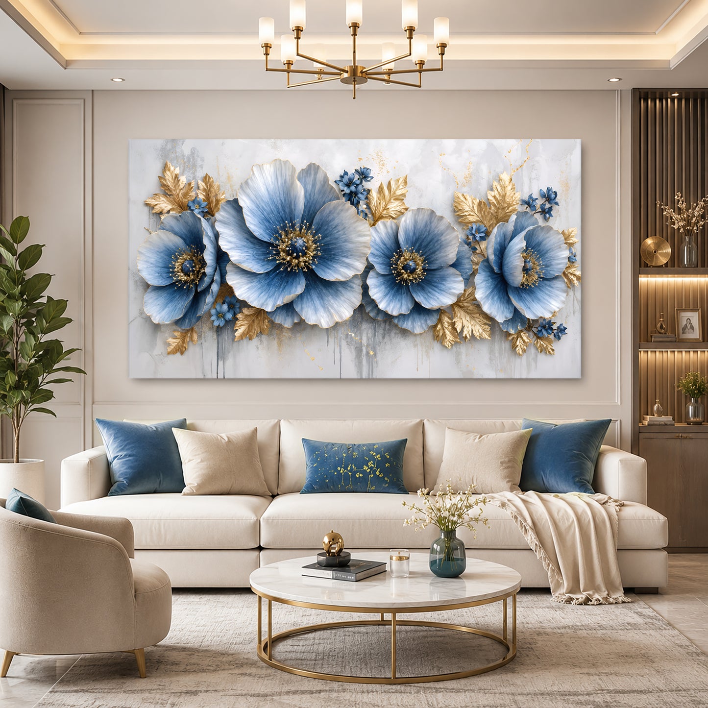 Azure Blossom Symphony