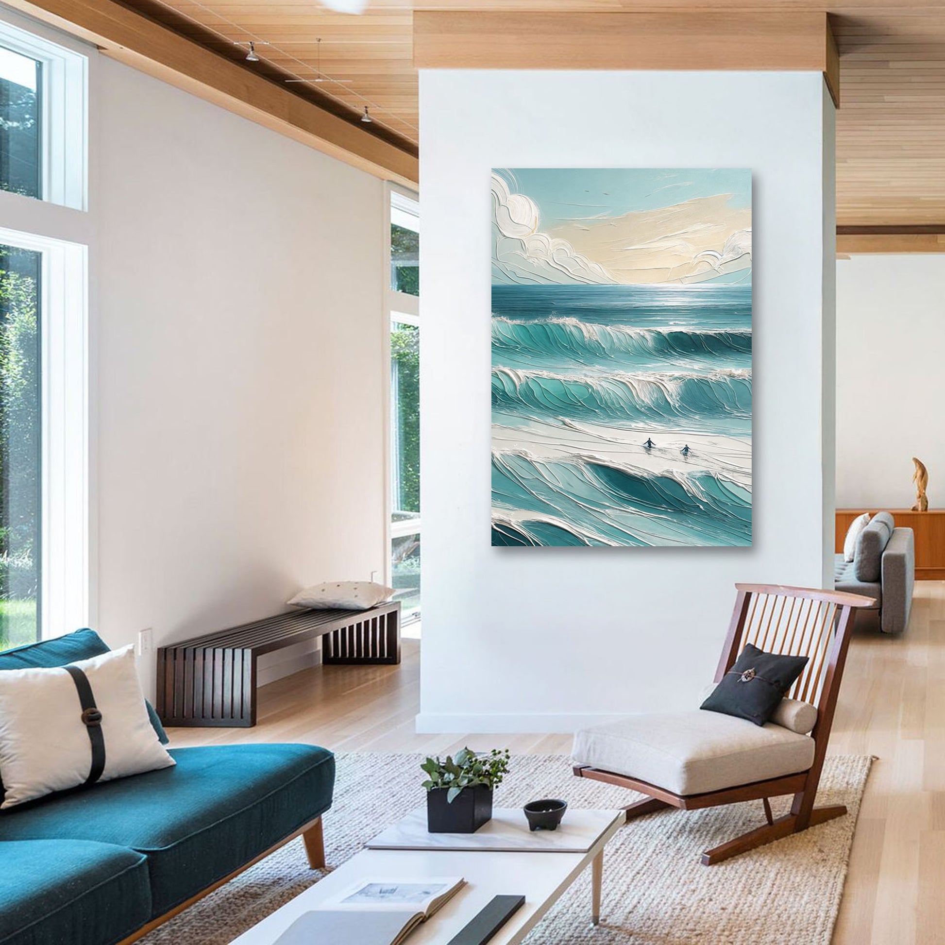 Whispers of the Sea Abstract Wall Art