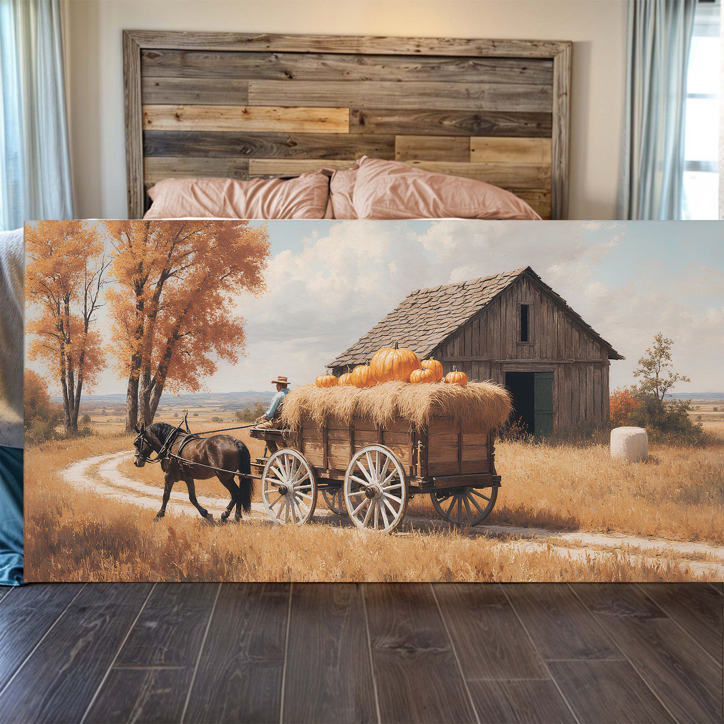 Hay Rides With Grampa Wall Art