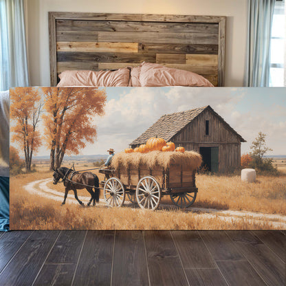 Hay Rides With Grampa Wall Art