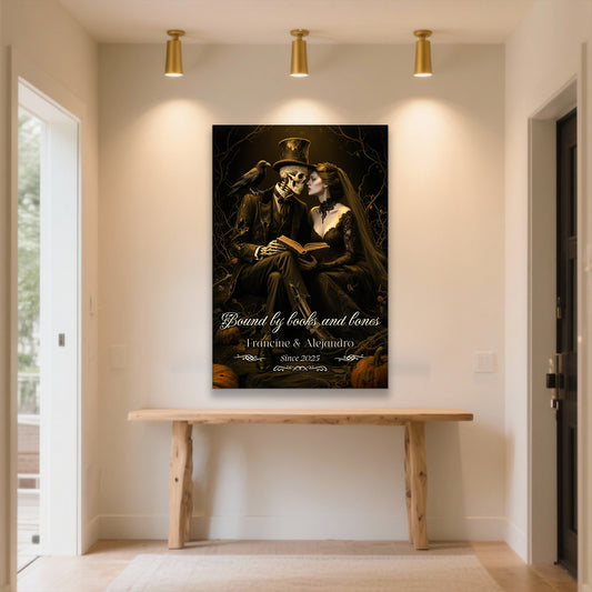 Book Lovers Halloween Wall Sign